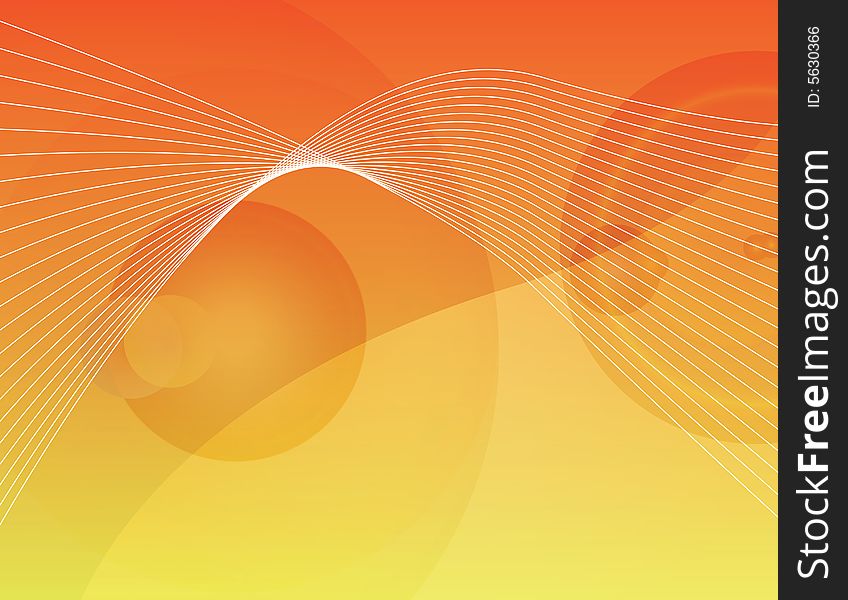 A citrus colored background with flaring and abstract stuff. A citrus colored background with flaring and abstract stuff