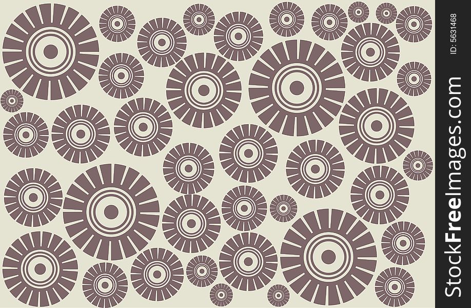 Abstract Gear Background