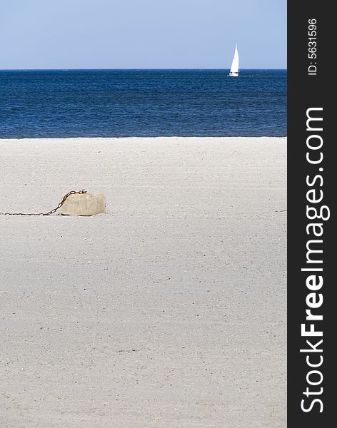 The Beach in travemuende, germany