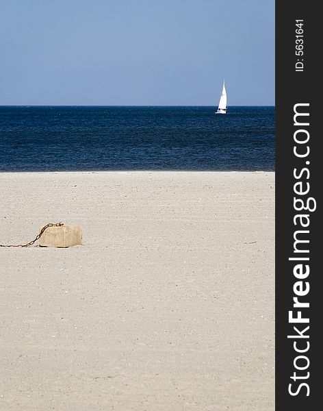 The Beach in travemuende, germany