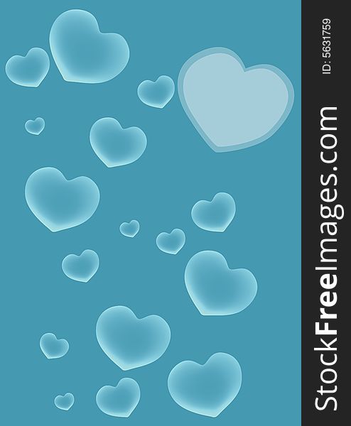Meshed heart illustration in solid background. Meshed heart illustration in solid background