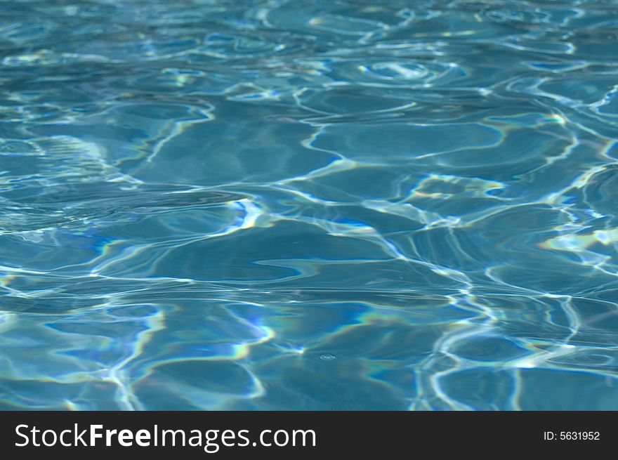 Abstract blue swimming water background. Abstract blue swimming water background
