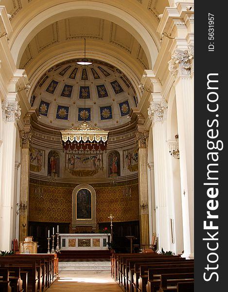 Photo of a beautiful catholic church. Photo of a beautiful catholic church