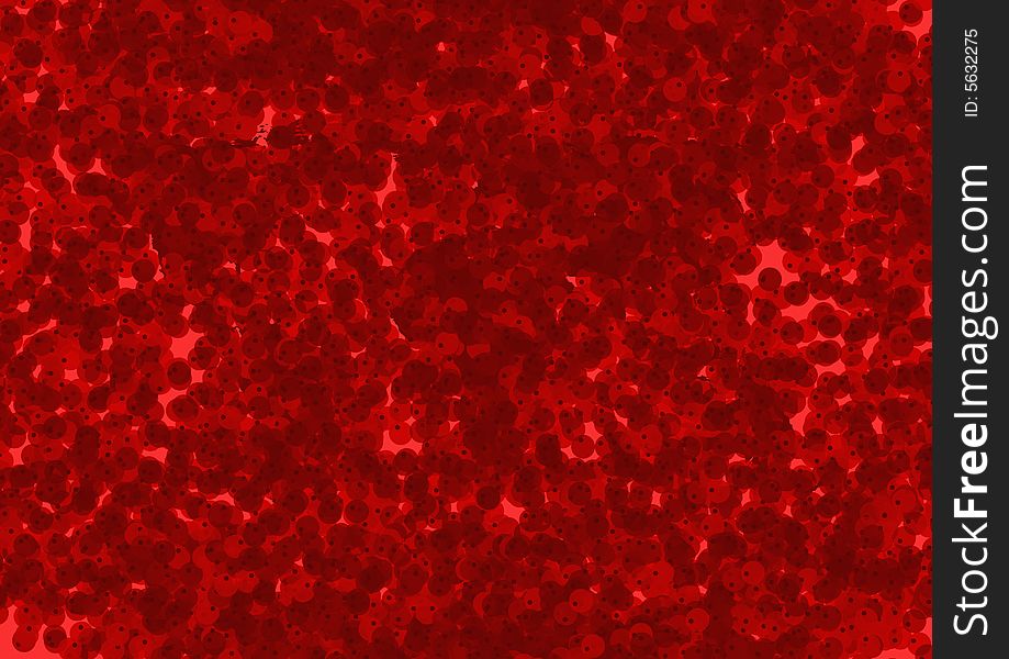 Red bacteria background, blood cell illstration