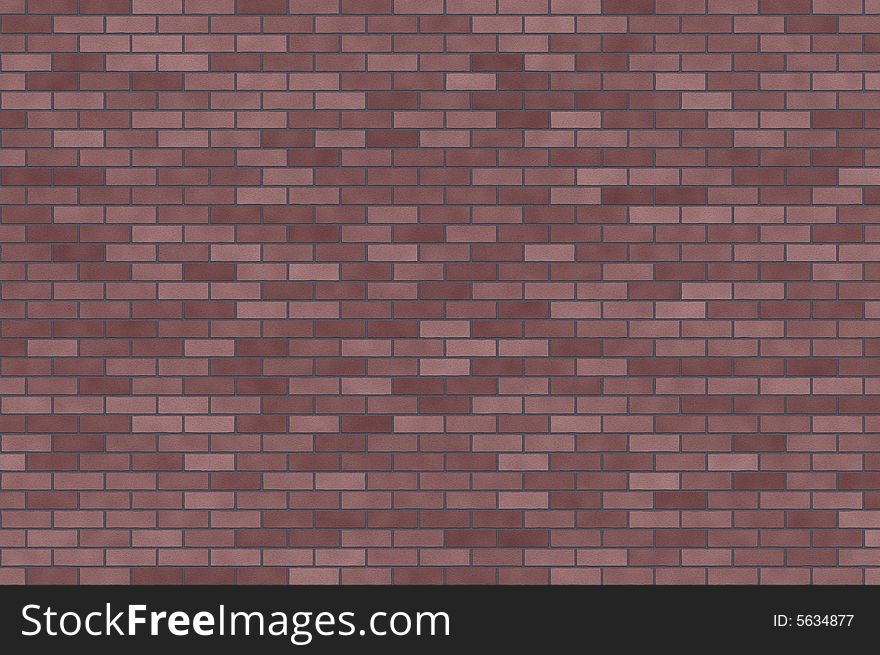 Brick wall illustration blockage, texture