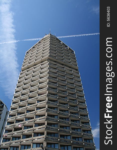 Skyscrapers in the city center, Wroclaw, Poland