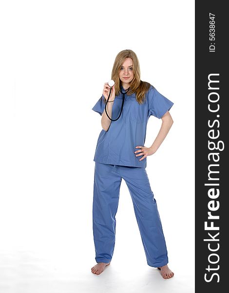 Female Doctor With Stethoscope