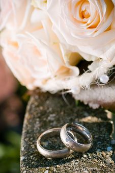 Wedding Rings Stock Image