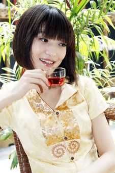 A Chinese Girl Stock Image A Chinese Girl Stock Image