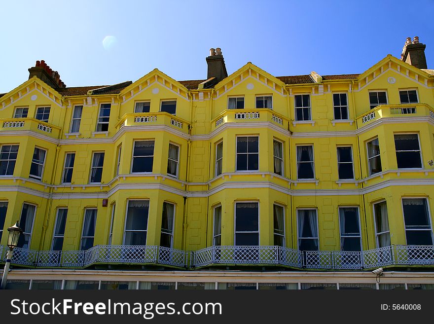 Some pretty flats along the British south coast. Some pretty flats along the British south coast