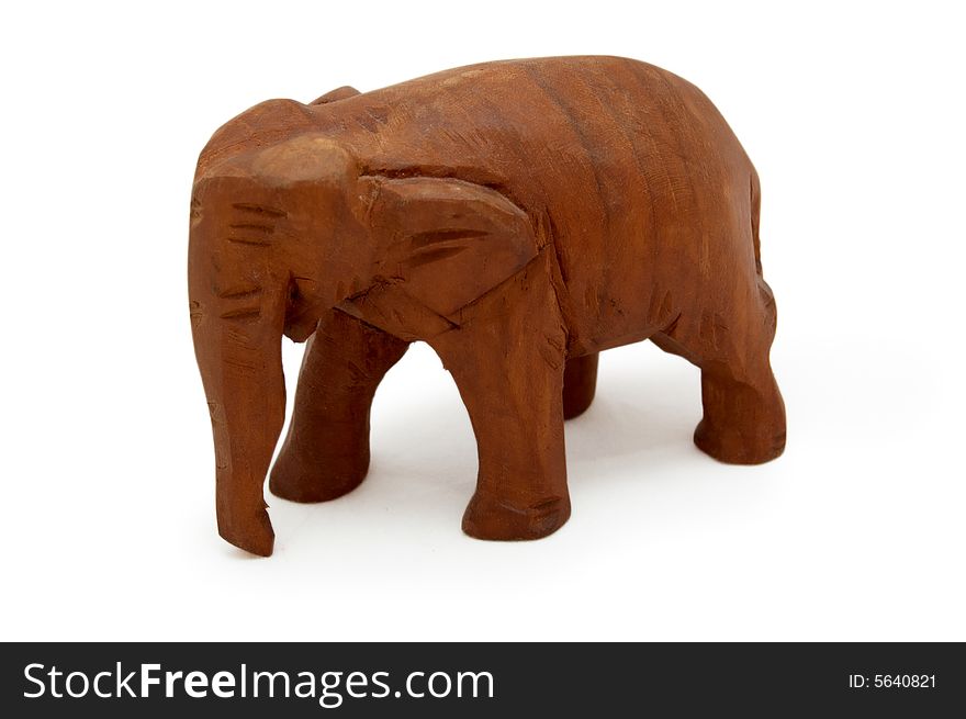 Wooden elephant