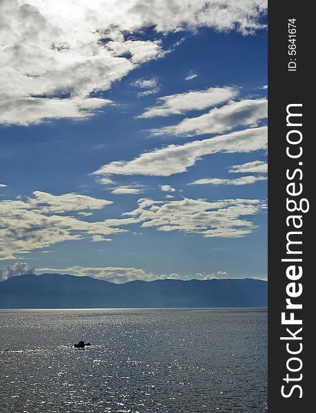 Adriatic sea scene, Kvarner, Croatia. Adriatic sea scene, Kvarner, Croatia