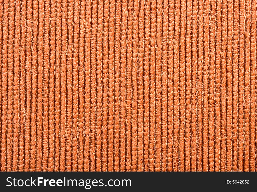 Qualitative orange fabric texture. Abstract background. Close up.