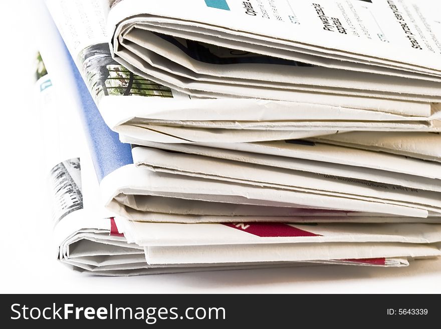 Stack Of Newspapers