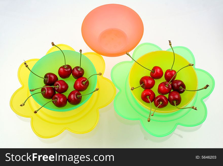 Cherries In Bowls