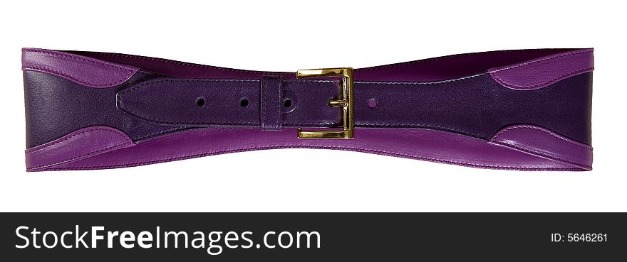 Crimson_strap isolated with white background
