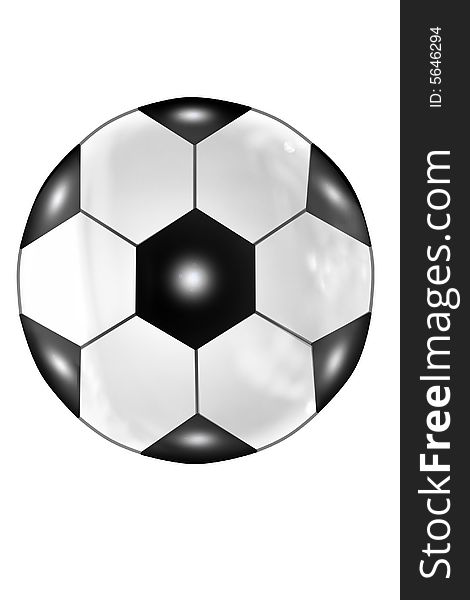 An illustration of a soccer ball