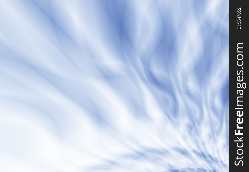 Abstract blue background. Fractal image
