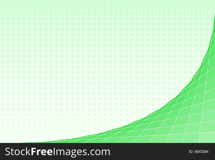 Vector illustration of abstract green background