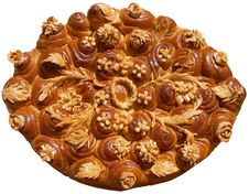 Isolated Ukrainian Festive Bakery Holiday Bread 4 Stock Photos Isolated Ukrainian Festive Bakery Holiday Bread 4 Stock Photos