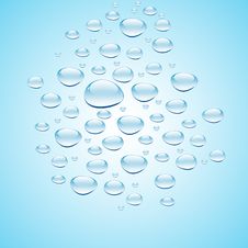 Blue Water With Bubbles Stock Photography Blue Water With Bubbles Stock Photography