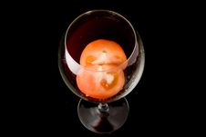 Dissected Tomato In Goblet Stock Photo Dissected Tomato In Goblet Stock Photo