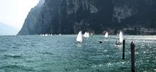 Landscapes Series - Garda Lake - Sailing Royalty Free Stock Photo Landscapes Series - Garda Lake - Sailing Royalty Free Stock Photo