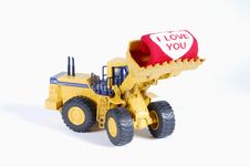 Construction In Love Royalty Free Stock Images