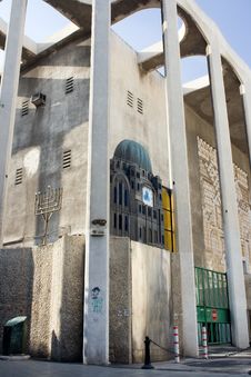 Tel Aviv, The Great Synagogue Royalty Free Stock Photos Tel Aviv, The Great Synagogue Royalty Free Stock Photos