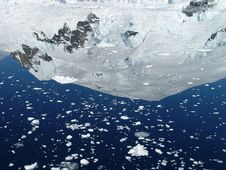 Antarctica S Reflection Stock Photo