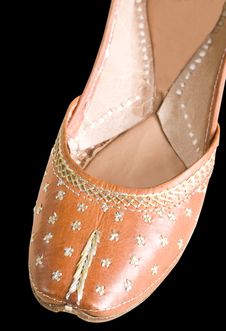 Indian Shoe Close Up Stock Photography Indian Shoe Close Up Stock Photography