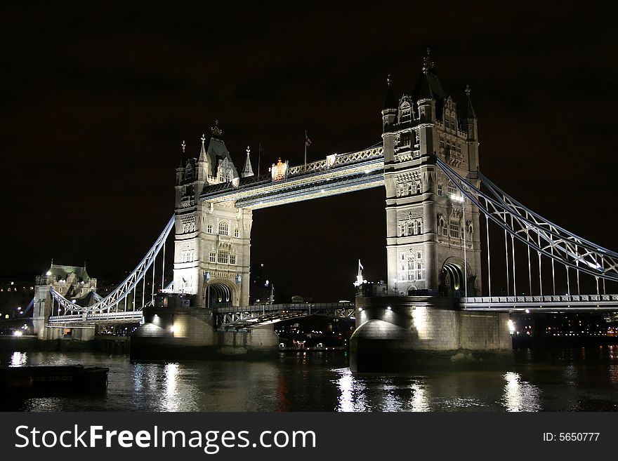 Tower Bridge In The Dark