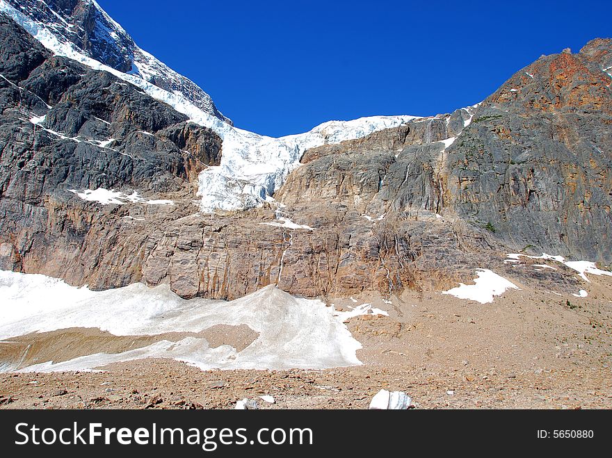 Glacier Angel on Mount Edith Cavell