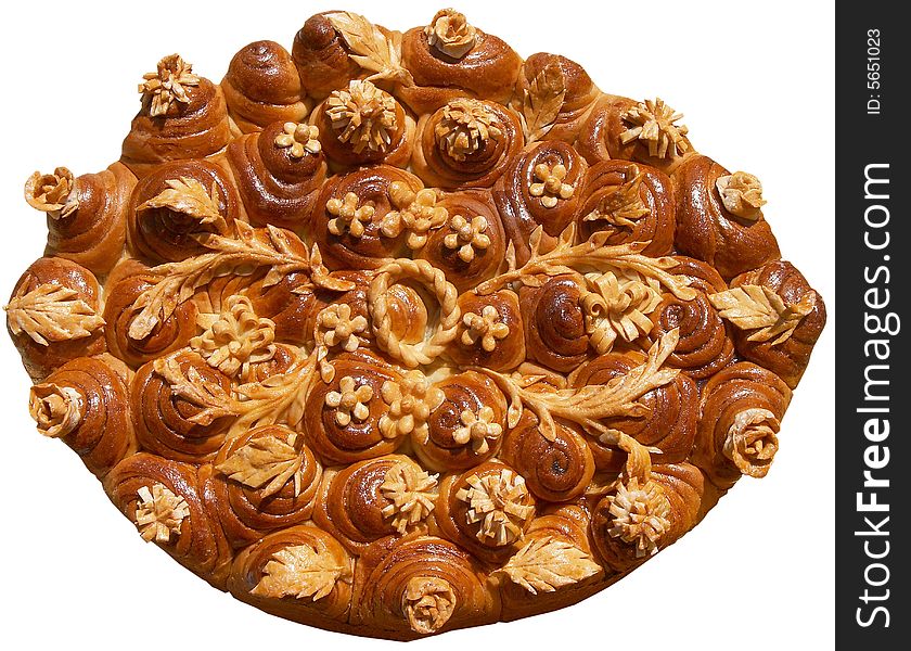 Isolated Ukrainian Festive Bakery Holiday Bread 4