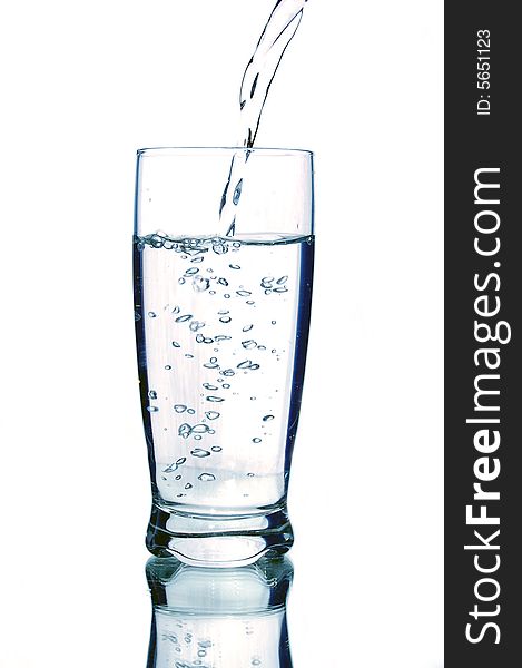 A Glass Of Mineral Water