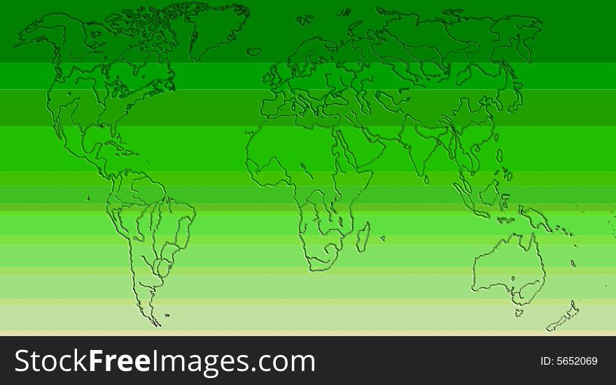 Big global map of earth