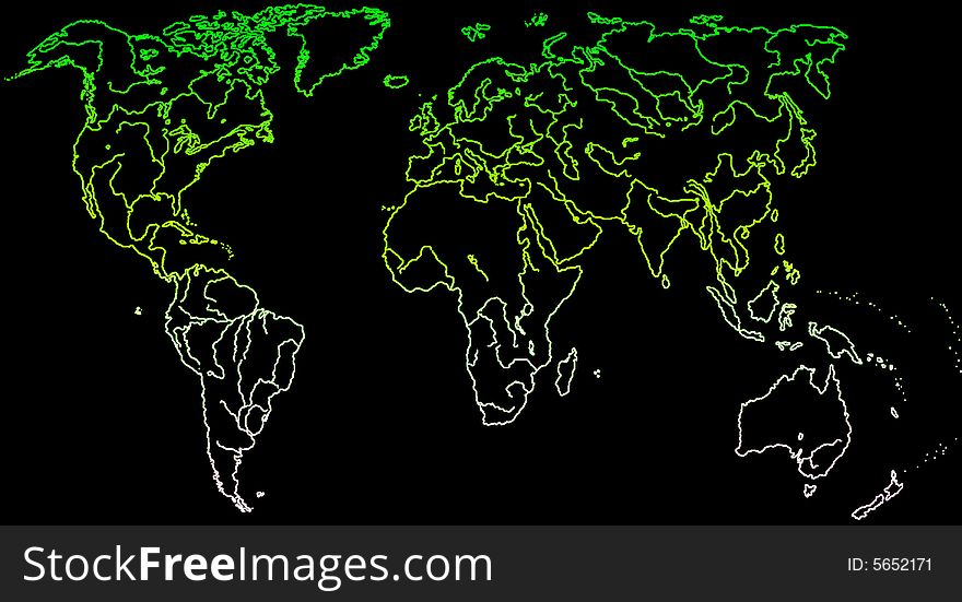 Big global map of earth