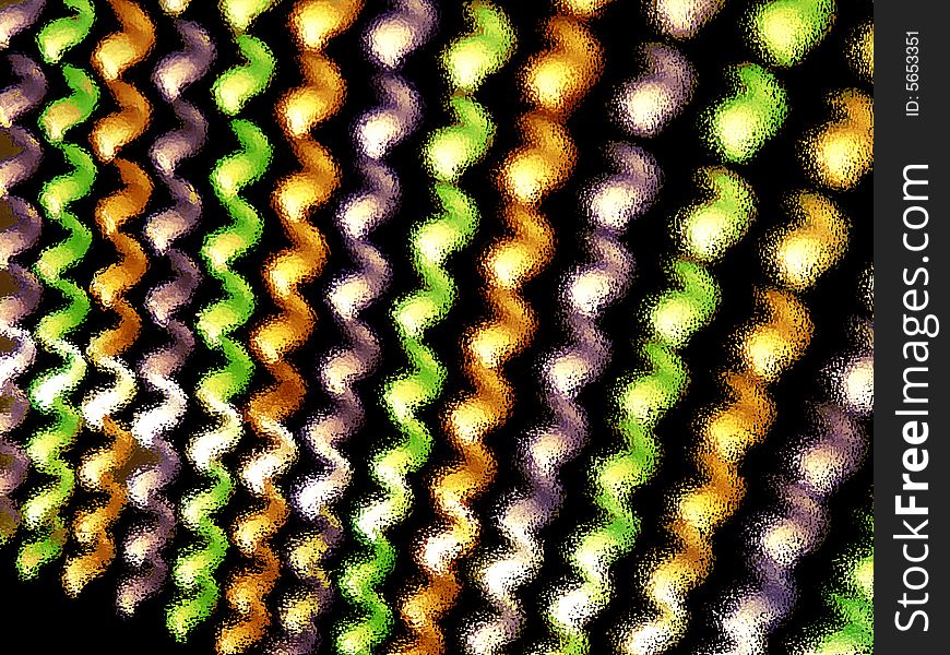 A colorful blurry well arranged mesh. A colorful blurry well arranged mesh