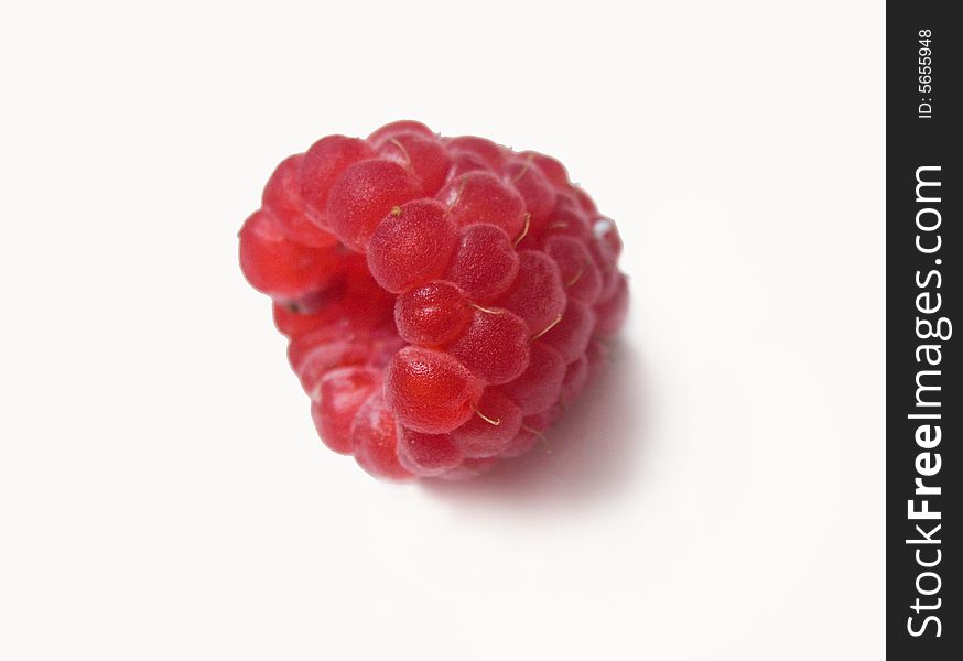 Detail of big appetizing raspberries. Detail of big appetizing raspberries