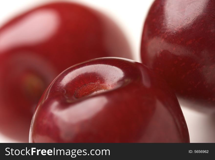 Abstract Macro Image of Cherries. Abstract Macro Image of Cherries.