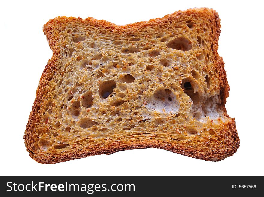 Isolated great rusk biscuit in a white background. Isolated great rusk biscuit in a white background