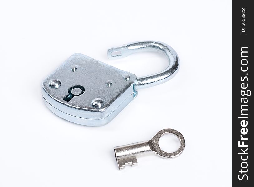 Lock With Key Isolated