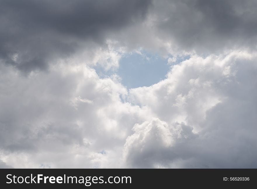 The dramatic background of dark clouds. The dramatic background of dark clouds