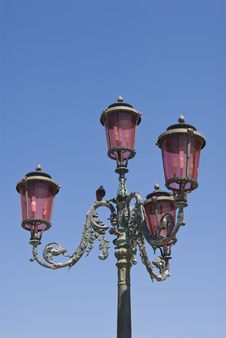 Lamppost On Piazza San Marco In Venice Royalty Free Stock Photo Lamppost On Piazza San Marco In Venice Royalty Free Stock Photo