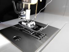 Silver Sewing Foot Stock Photos Silver Sewing Foot Stock Photos