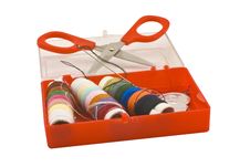 Sewing Kit Royalty Free Stock Photo