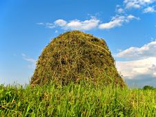 Stacked Hay Stock Photography Stacked Hay Stock Photography