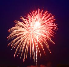 The July 4th Fireworks Royalty Free Stock Photos