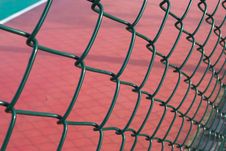 Raceway Behind The Net Royalty Free Stock Photo Raceway Behind The Net Royalty Free Stock Photo
