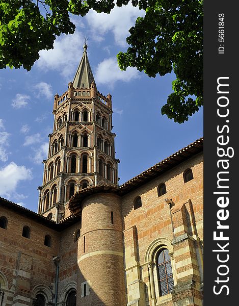Saint Sernin church in Toulouse